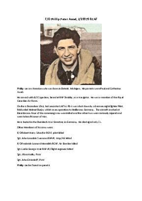 A preview of a PDF biography for Awad, Philip Peter